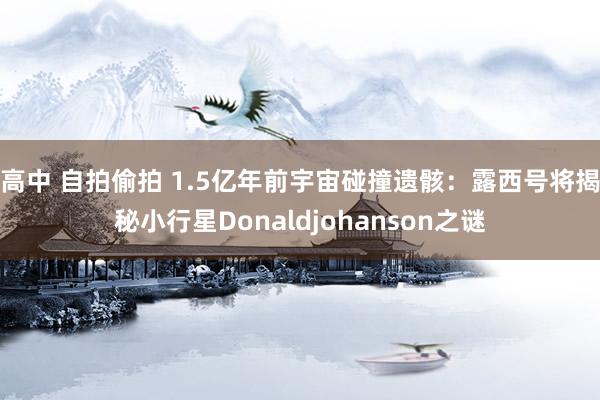 高中 自拍偷拍 1.5亿年前宇宙碰撞遗骸：露西号将揭秘小行星Donaldjohanson之谜